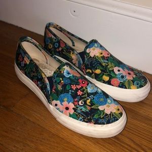 Floral tennis shoes